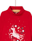 Sous-pull à col roulé et imprimé licorne à paillette  KANOSOUP / 20W901Q1SPLF529